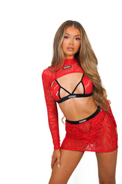 Fire Red Outfit 1 - Suxceedwomens