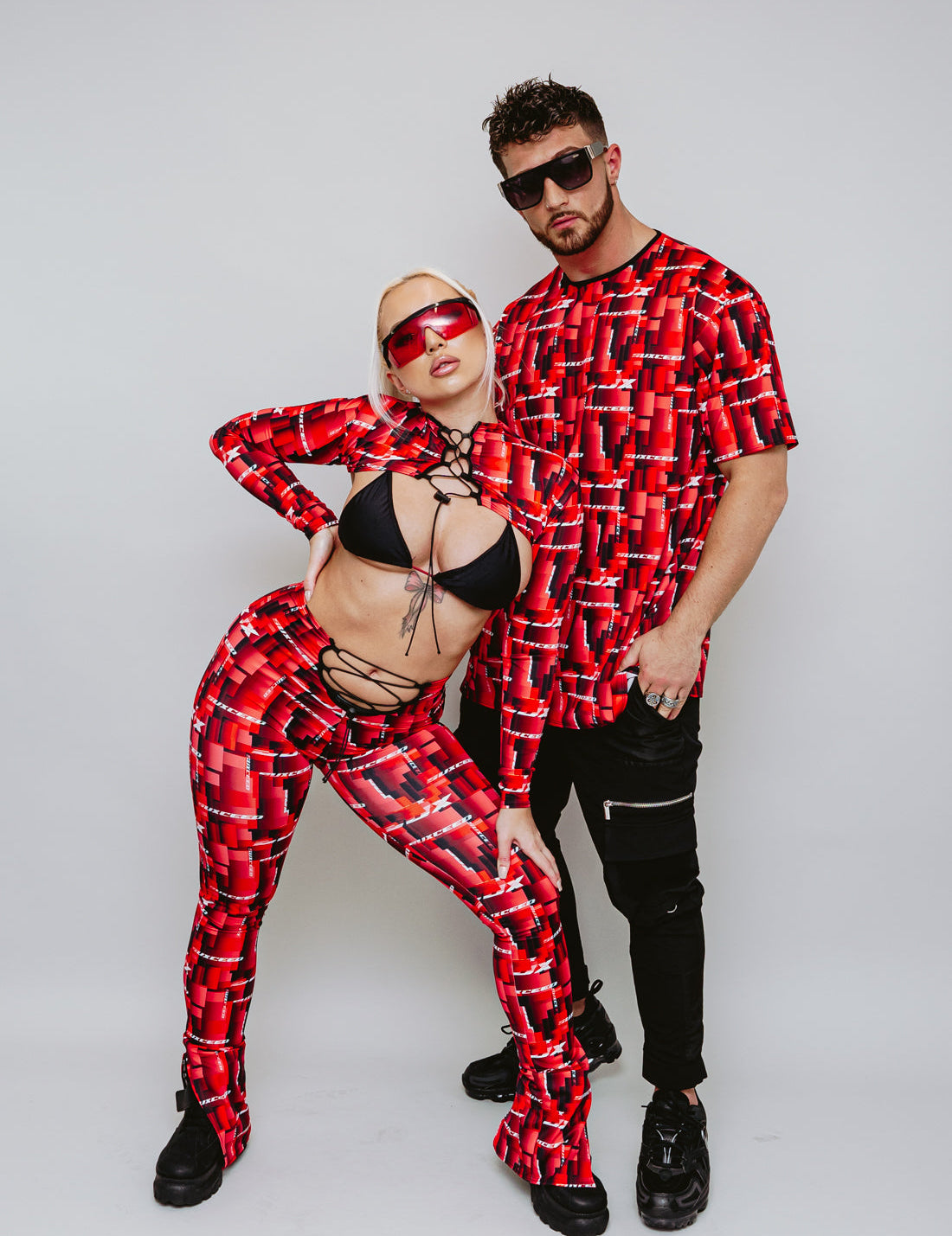 Couplez Red Pill Outfit Sets - Suxceedwomens
