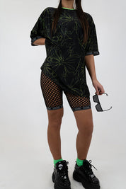 Black Netted Shorts (RTS) - Suxceedwomens